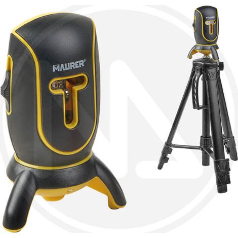 LIVELLA LASER AUTOLIVELLANTE MT. 5 CON TREPPIEDI MAURER