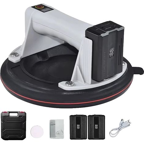 Ventosa de vacío, capacidad de carga de 200 kg, diseño de goma duradera, tipo B (1/2)