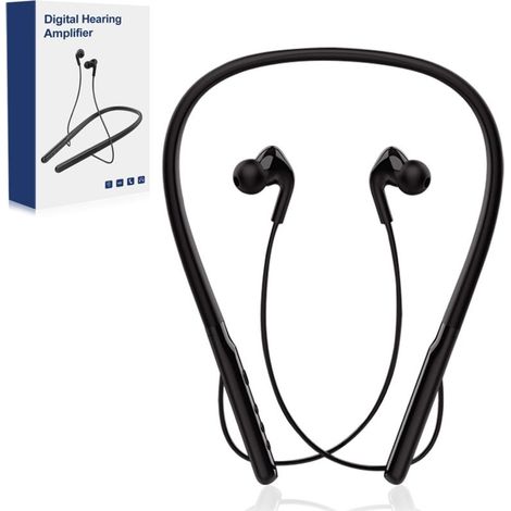 Appareils auditifs montés sur le cou – Mode double Bluetooth – Analyse numérique WDRC 16 canaux – Charge USB longue durée (1/5)