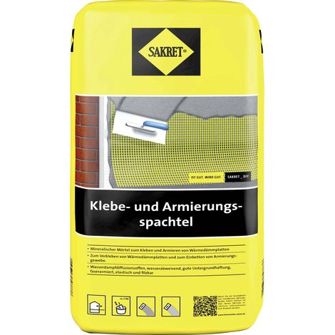 Sakret Klebe- und Armierungsspachtel 25 kg Sack grau Fliesenkleber & Baukleber (1/2)