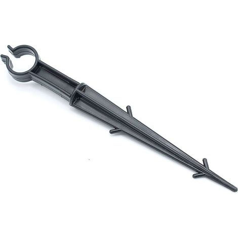 Lot de 20 Pieux Guide Tuyau - 19 cm - PEHD - Pour Tuyaux 16 à 20 mm - Micro Irrigation (1/3)