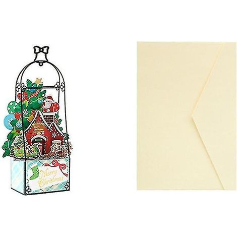 Carte de vœux pour les fêtes, petite carte-cadeau de Noël avec gravure, ambiance festive (1/5)