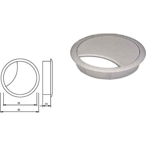 Passacavo da 80 mm RAL9006 SANS MARQUE