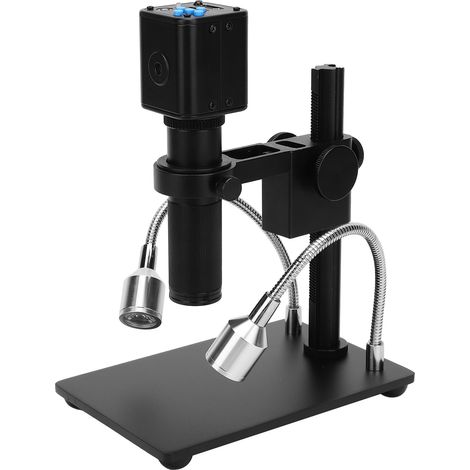 Caméra de microscope numérique, oculaire haute définition, fournitures industrielles, AC100-240V, 16 mégapixels, zoom 150x, prise CEU.