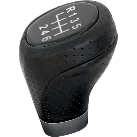 Pommeau de levier de vitesses en cuir à 6 rapports, adaptateur de remplacement manuel pour BMW E34 E36 E38 E39 E46 E53 E60 E61 E63 E64 E83 E90 E91 E92 E93 (1/5)