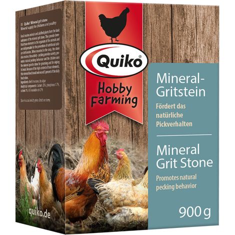 Quiko Hobbyfarming Mineralgrit für Hühner und Geflügel 300 g