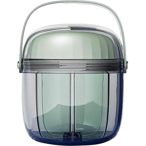 Organisateur de pilules, boîte à pilules hermétique, distributeur de pilules, maison, voyage, porte-compléments alimentaires, trieur de vitamines portable, 4 compartiments, récipient à vitamines (1/5)