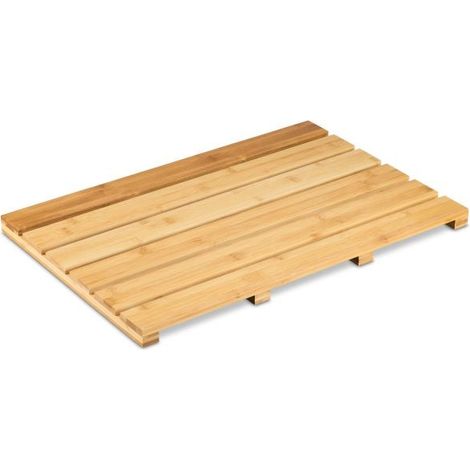 Tapis de bain en bambou naturel (1/5)