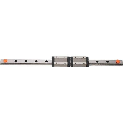 Rail de guidage linéaire de 300 mm avec 2 blocs coulissants MGN12H pour imprimantes 3D et machines CNC