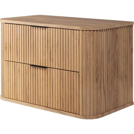 Mobile da bagno, Rovere Craft, maniglia nera, 80,4 x 51,7 x 41,5 cm (1/5)