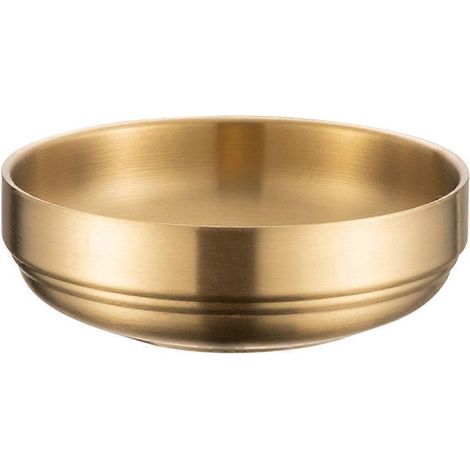 Assiette à sauce vintage, assiette à assaisonnement, plat de service pour apéritifs à la maison-9x9CM-Golden (1/4)