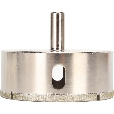 Foret de scie cloche de 75mm, revêtement en diamant, ouvre-plaqué nickel pour le perçage de carreaux de céramique, de marbre et de Fiber de verre