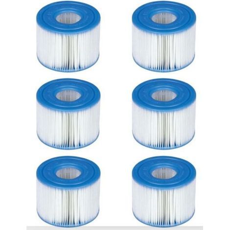 Intex 29001E 6er-Pack Filterkartuschen Typ S1 für PureSpa (1/5)