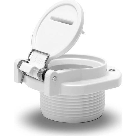 Fixation murale de sécurité pour aspirateur de piscine rotative blanche W400BWHP, W400BLGP, GW9530 de remplacement pour les nettoyeurs de piscine à aspiration Hayward, Zodiac, Pentair (1/3)