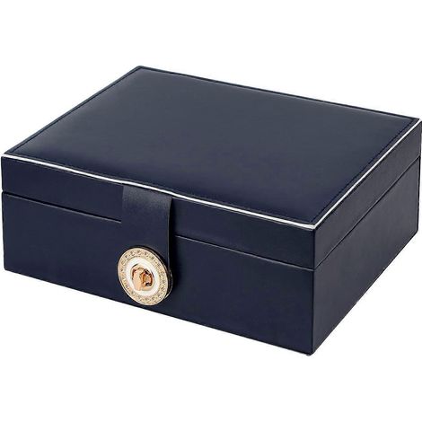 Organisateur de boîtes à bijoux pour colliers, boucles d'oreilles, bracelets et bagues, avec 3 niveaux empilables, porte-boîtes à bijoux (1/4)