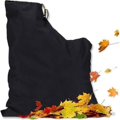 1 sac de rechange universel pour aspirateur souffleur de feuilles, sac de collecte pour souffleur d'aspirateur, collecte des feuilles mortes, noir (1/4)