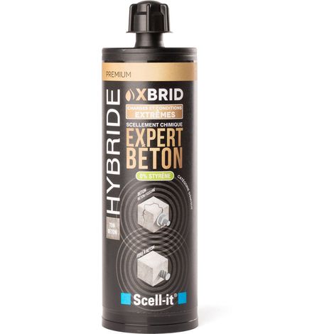 Scellement chimique hybride haute résistance, application sismique - SCELL-IT - X-BRID420