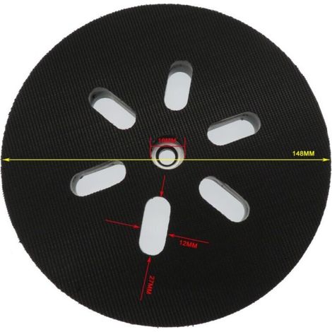 Disque Abrasif 150mm pour Ponceuse Bosch GEX 150/150 AC/150 Turbo - Bluedeer (1/5)