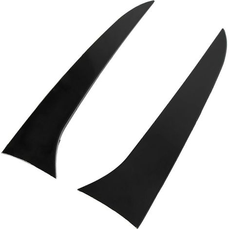 1 paire de becquets de lunette arrière, garnitures latérales en plastique ABS noir brillant pour X1 E84 2009-2015 (1/5)