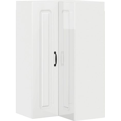 Maison Exclusive - Pannello lavastoviglie Kalmar Bianco Lucido 57 x 57 x 100 cm