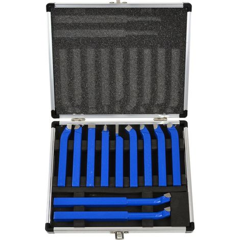 Set di utensili per tornitura 11 pezzi 10x10mm (24) (1/4)