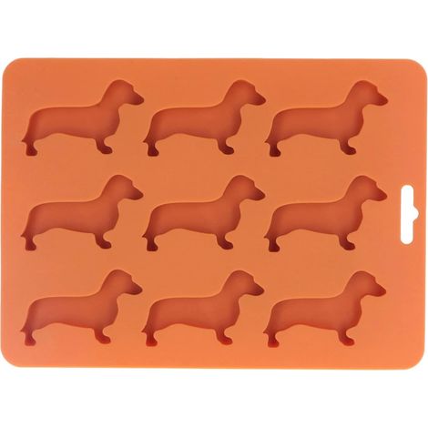 Plateaux à Glaçons en Silicone en Forme De Chien, Moule à Glaçons en Silicone pour Crayons De Chocolat Bougies Yaourt (1/5)