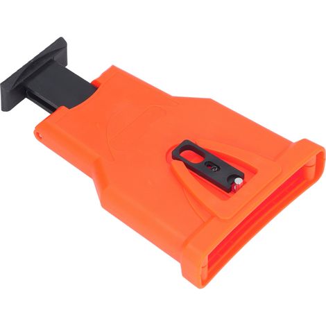 Affûteur de chaîne de tronçonneuse robuste et résistant à l'usure pour le travail du bois en extérieur, orange (1/5)