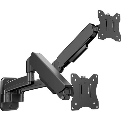 Support Mural Ecran PC pour 2 Ecran de 17 à 32, 9 kg par Bras (1/5)