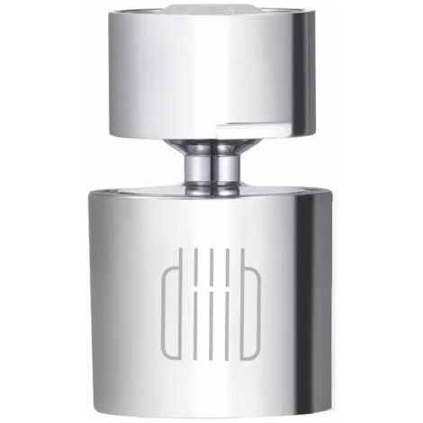 BUNTHAUS Aérateur de Robinet,360 °Pivotant Mousseur Filtre Robinet avec 2 Modes de Pulvérisation Antiéclaboussures Détartrage Accessoires pour Évier de Cuisine de Salle de Bain, (1/5)