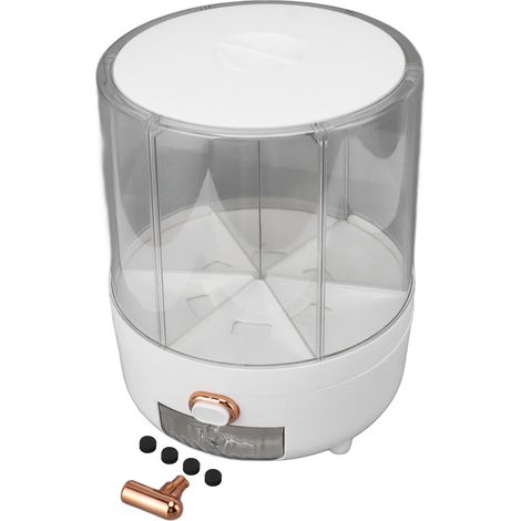 Boîte de stockage de céréales à fermeture rotative, seau à riz domestique de grande capacité, conteneur à riz étanche aux insectes et à l'humidité, seau de stockage de riz de style japonais, taille 81 (1/5)