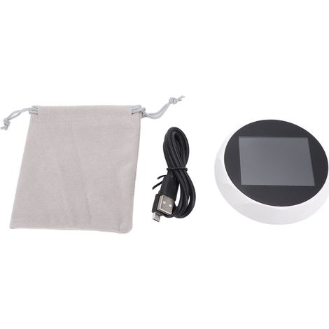 Testeur de qualité de l'air 5 en 1, Bluetooth, batterie 1500mah, montable au mur, Portable, HCHO PM2.5, détecteur de température et d'humidité (1/5)