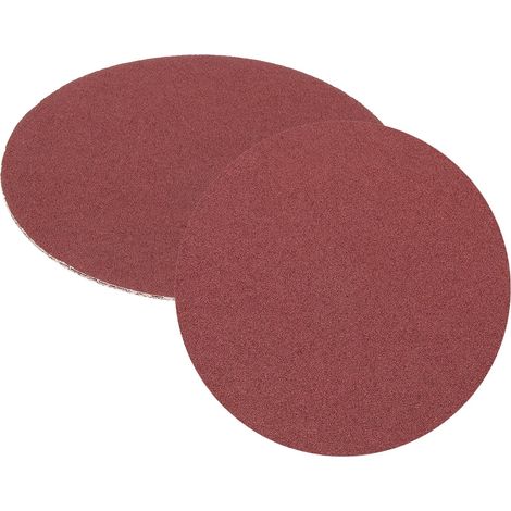 3pcs Disques À Poncer PSA 250mm, Papier De Verre Auto-Adhésif Sans Trou 40 Grains Oxyde D'Aluminium, Pour Ponçage À Sec/Humide, Pour Peinture Auto, Bois, Métal (1/5)