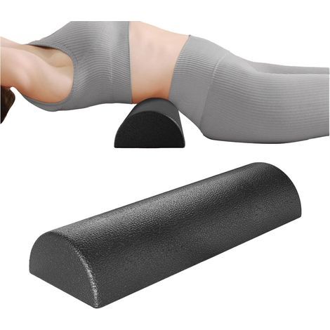 Schaumstoff-Massagerolle für Fitness und Dehnung des halben Rückens. Schaumstoff-Massagerolle für Körperübungen, für Zuhause, Fitnessstudio, Pilates-Studio und Fitnesstraining. (1/5)
