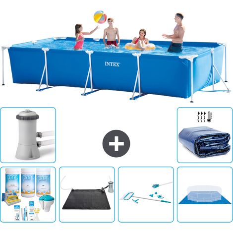 Intex Piscine Tubulaire Rectangulaire - 450x220x84 cm - 7-pièces  S20072 (1/5)