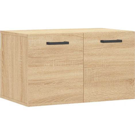 Armario moderno de pared con práctico espacio de almacenamiento 60 x 36,5 x 35 cm fabricado en madera de roble Sonoma 020048839 (1/5)