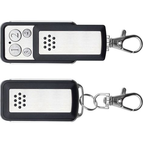 Télécommande Portail, 2 Pièces Télécommandes de Garage 433,92 MHz, Bip Portail Universelle pour 114253 104257 104251, Compatible avec A-vid-sen, Ex-tel, T-hom-Son, 4 Boutons (1/5)