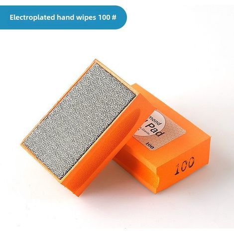 Bloc de meulage diamanté électroplaqué 100 – meulage manuel, pour carrelage, ardoise, verre et pierre, sans machine (1/5)