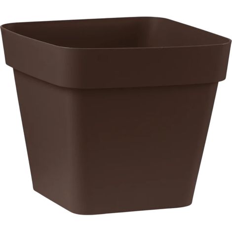 Vaso quadrato Cleo D20 cm bronzo VECA
