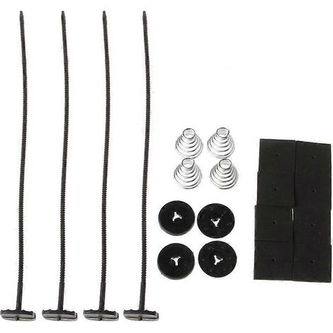 Ventilateur de radiateur électrique universel pour camping-cars, modèle mince, à fixation par pression et traction, pour radiateur de voiture ou camping-car. (1/5)