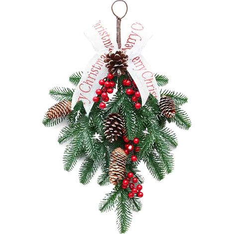 Guirlande Lumineuse - Décoration Murale Porte Noël - Ornements Festifs pour Intérieur - 1 Pièce (1/5)