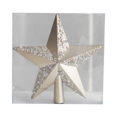 Ensemble de décorations pour sapin de Noël avec ornements couleur champagne [JSR]-WOODTOR (1/3)