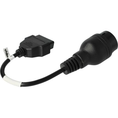 Vhbw – Adaptateur OBD2 OBD1 38 broches vers OBD2 – Longueur 40 cm – Compatible Iveco – Câble diagnostic pour véhicules