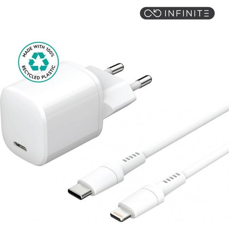 Chargeur rapide pour smartphone/tablette eSTUFF ES637500, blanc