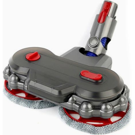 Brosse de balai électrique avec courroie pour aspirateur V7/V8/V10/V11/V12/V15, réservoir d'eau amovible, accessoires pour balai humide et sec, gris (1/5)
