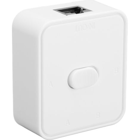 Commutateur réseau Gigabit 2 ports 10/100/1000 Mbps 2 en 1 sortie 1 en 2 sorties Commutateur d'extension PoE Adaptateur répartiteur réseau RJ45.