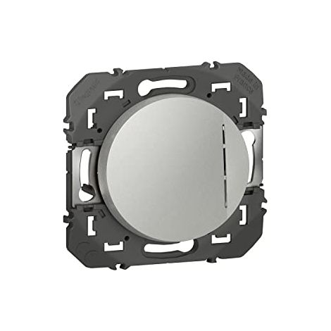 Interruttore con spia luminosa LEGRAND Dooxie 10AX alluminio
