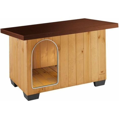Cuccia per cani in legno baita 80 ferplast