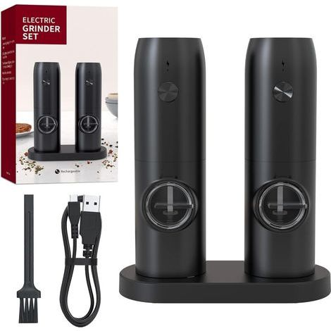 Electric pepper mill, Electric salt and pepper shaker set, Electric pepper mill