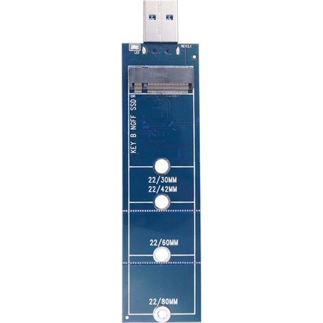 Für M.2-zu-USB-SSD-Adapter, M.2-zu-USB-Adapter, B-Taste, M.2-Protokoll