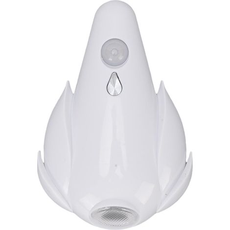 Lampe de Toilette LED avec Capteur de Mouvement, Veilleuse Rechargeable RGB 8 Couleurs pour Salle de Bain, Cuisine, ABS (WHITE) (1/5)